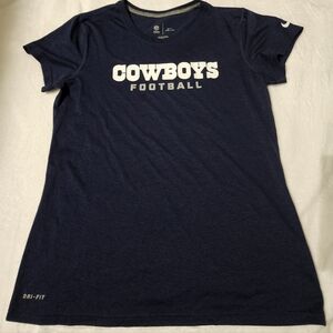 Nike Navy Cowboys Football Tee